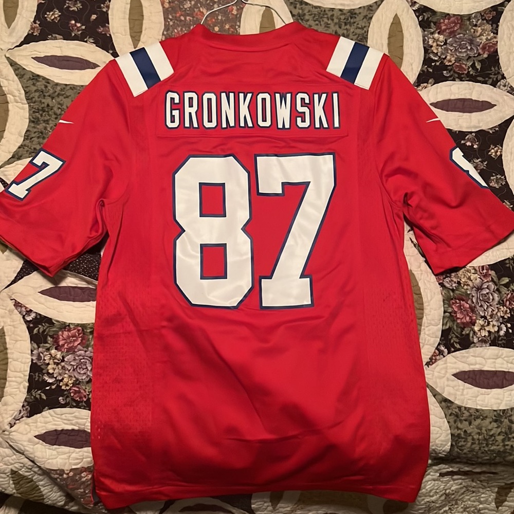 Rob Gronkowski NFL Official throwback Patriots jersey